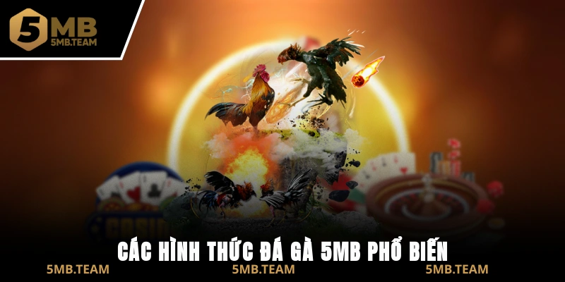 Các hình thức đá gà 5MB phổ biến