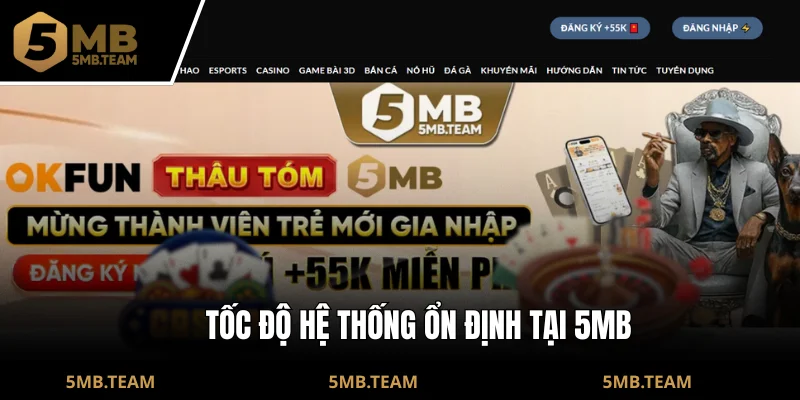 Tốc Độ Hệ Thống Ổn Định Tại 5MB